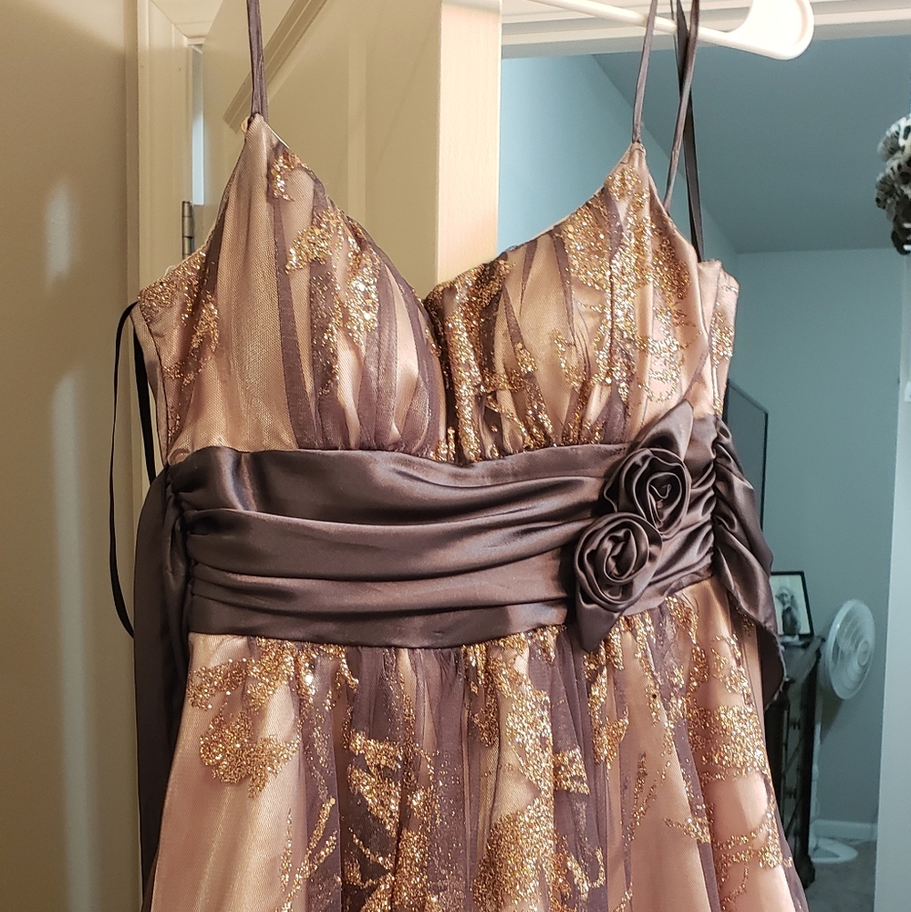 Spaghetti strap cocktail dress